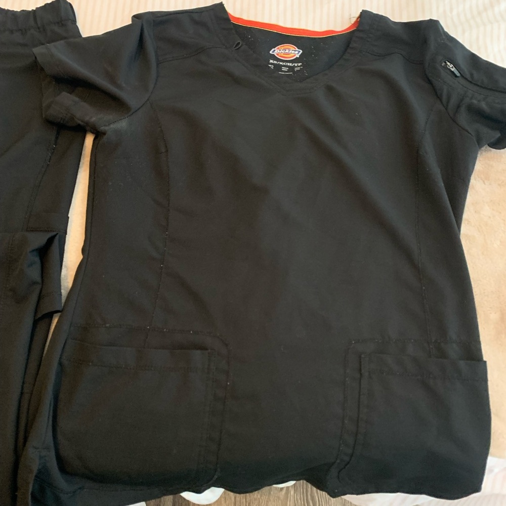 Dickies Black Scrub Set